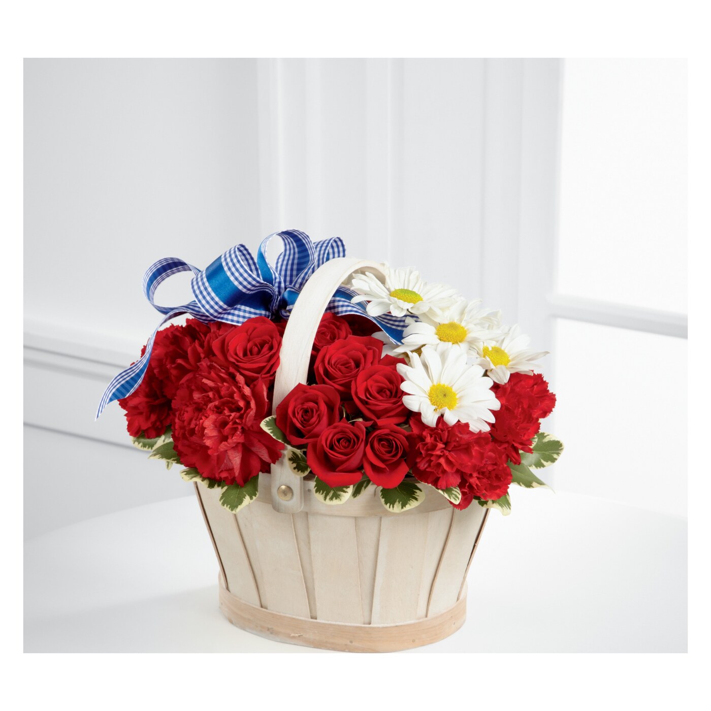 Justice Basket flower arrangement