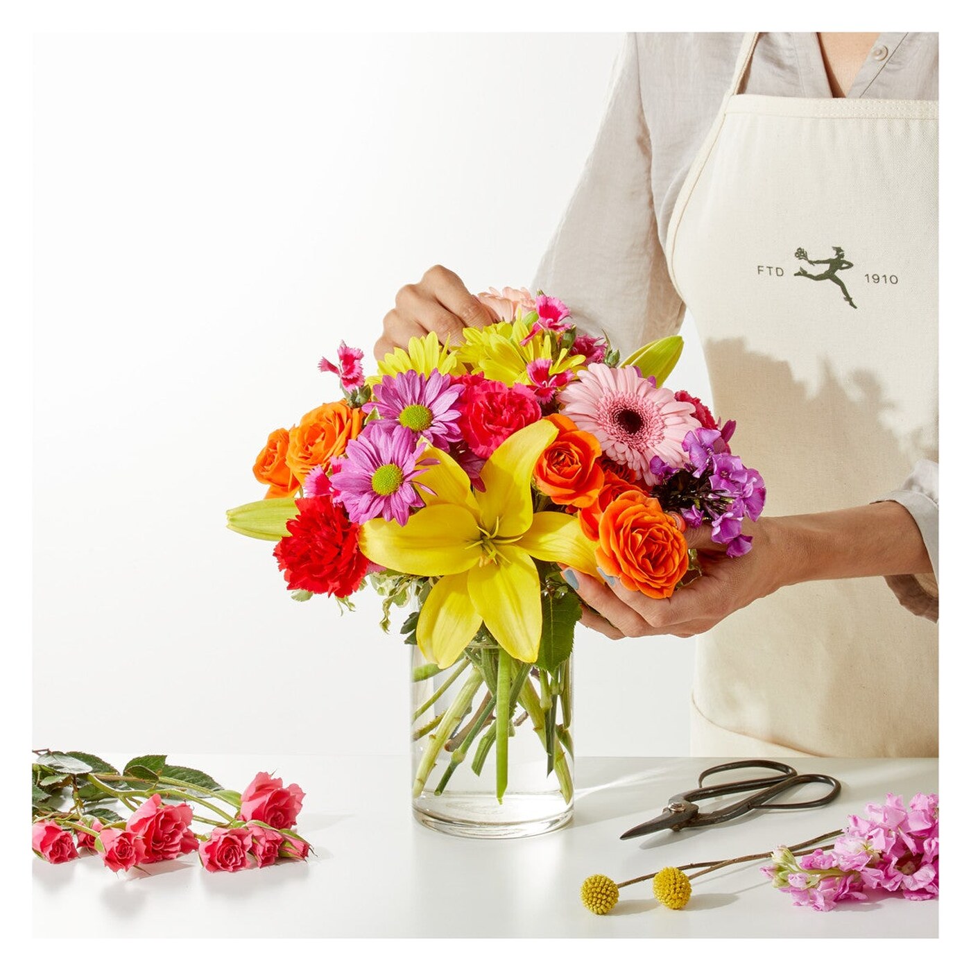 Cue the Confetti - A Florist Original flower arrangement