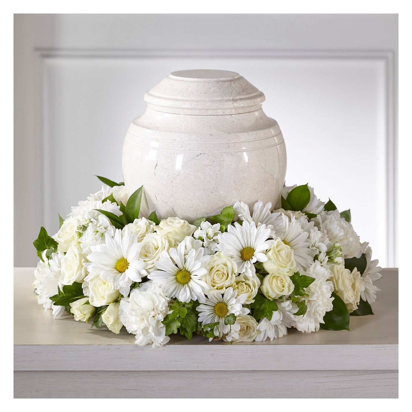 Ivory Gardens Cremation Adornment flower arrangement