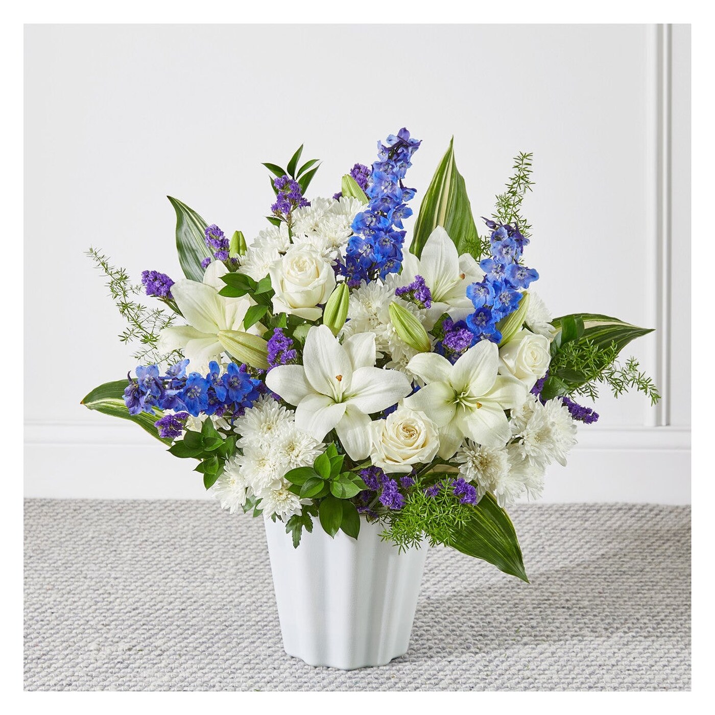 Take Comfort Floor Basket flower arrangement